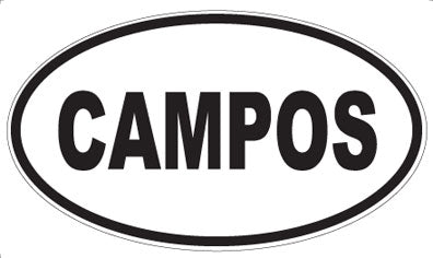 CAMPOS - Oval Magnet