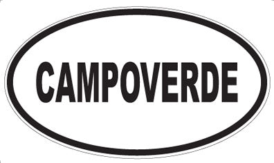 CAMPOVERDE - Oval Magnet
