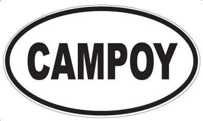 CAMPOY - Oval Magnet