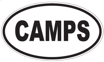 CAMPS - Oval Magnet