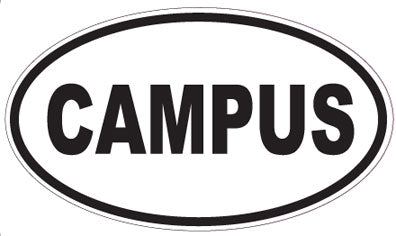 CAMPUS - Oval Sticker