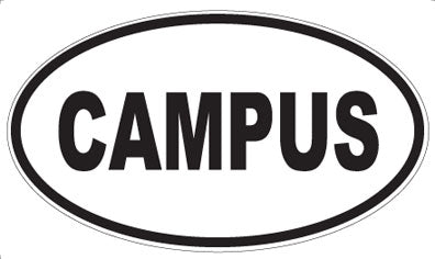 CAMPUS - Oval Magnet