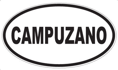 CAMPUZANO - Oval Magnet