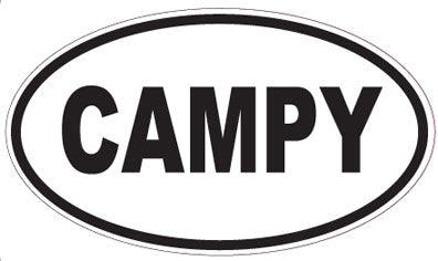 CAMPY - Oval Magnet