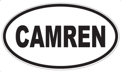 CAMREN - Oval Sticker
