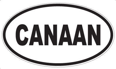 CANAAN - Oval Magnet