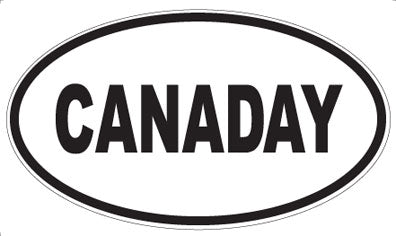 CANADAY - Oval Magnet