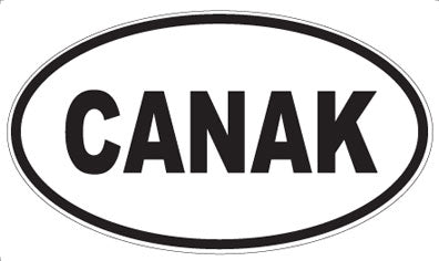 CANAK - Oval Sticker