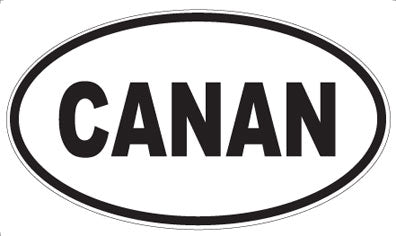 CANAN - Oval Sticker