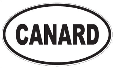 CANARD - Oval Magnet