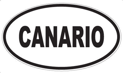 CANARIO - Oval Magnet