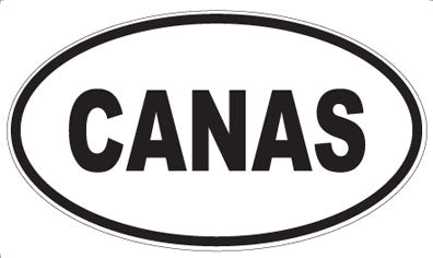 CANAS - Oval Magnet