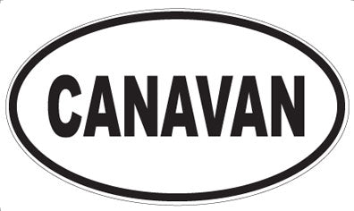 CANAVAN - Oval Magnet