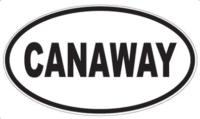 CANAWAY - Oval Magnet