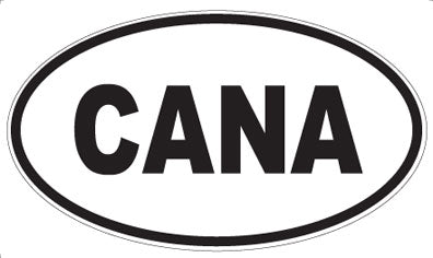 CANA - Oval Magnet