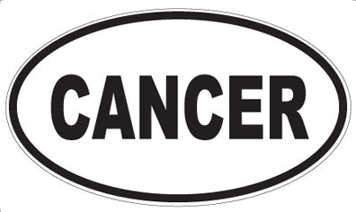 CANCER - Oval Magnet