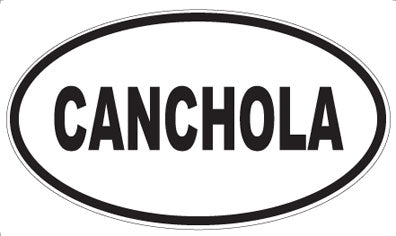 CANCHOLA - Oval Sticker