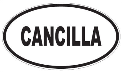 CANCILLA - Oval Magnet