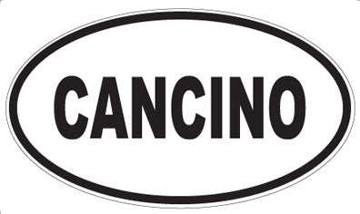 CANCINO - Oval Magnet