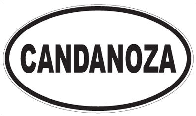 CANDANOZA - Oval Magnet