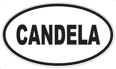 CANDELA - Oval Sticker