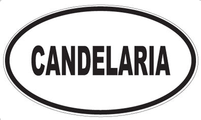 CANDELARIA - Oval Magnet