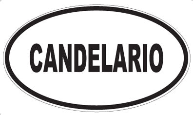 CANDELARIO - Oval Magnet