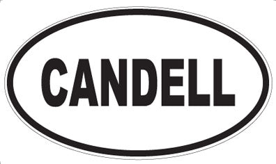 CANDELL - Oval Magnet