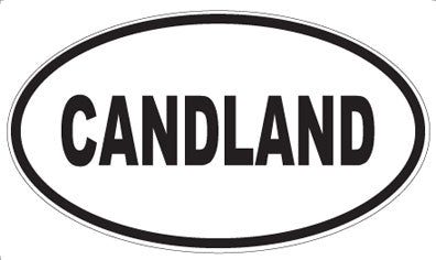 CANDLAND - Oval Sticker