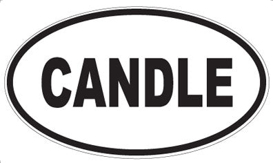 CANDLE - Oval Magnet