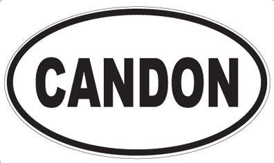 CANDON - Oval Sticker