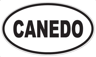 CANEDO - Oval Magnet