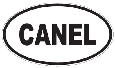 CANEL - Oval Sticker