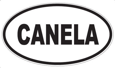 CANELA - Oval Sticker