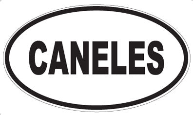 CANELES - Oval Magnet