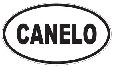 CANELO - Oval Sticker