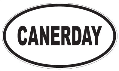 CANERDAY - Oval Sticker