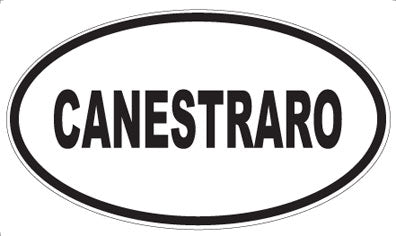 CANESTRARO - Oval Sticker