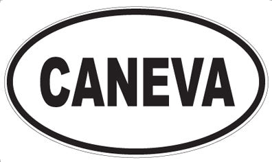 CANEVA - Oval Sticker