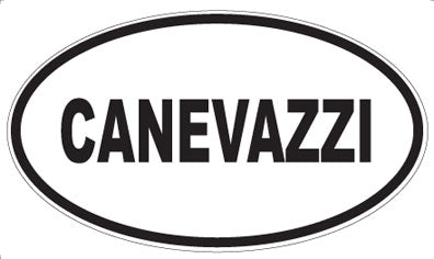 CANEVAZZI - Oval Sticker