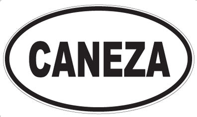 CANEZA - Oval Magnet