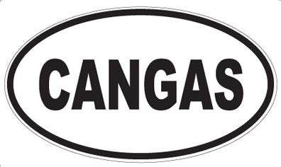 CANGAS - Oval Sticker