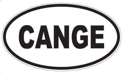 CANGE - Oval Magnet