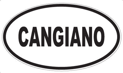 CANGIANO - Oval Magnet