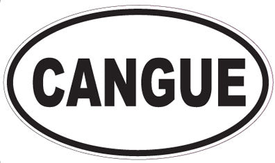 CANGUE - Oval Sticker
