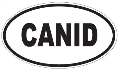 CANID - Oval Magnet