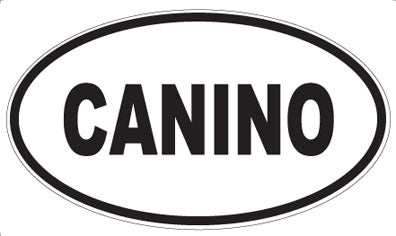 CANINO - Oval Magnet