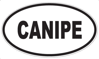 CANIPE - Oval Magnet