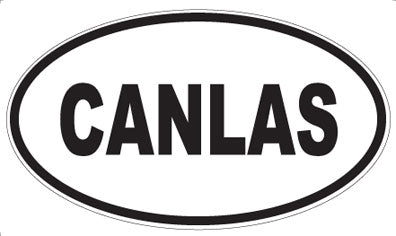 CANLAS - Oval Sticker