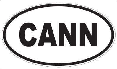 CANN - Oval Sticker
